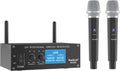 Portable Wireless UHF Karaoke Microphone with 2 Handheld Mics, 280ft Range, Pack of 2 T6052