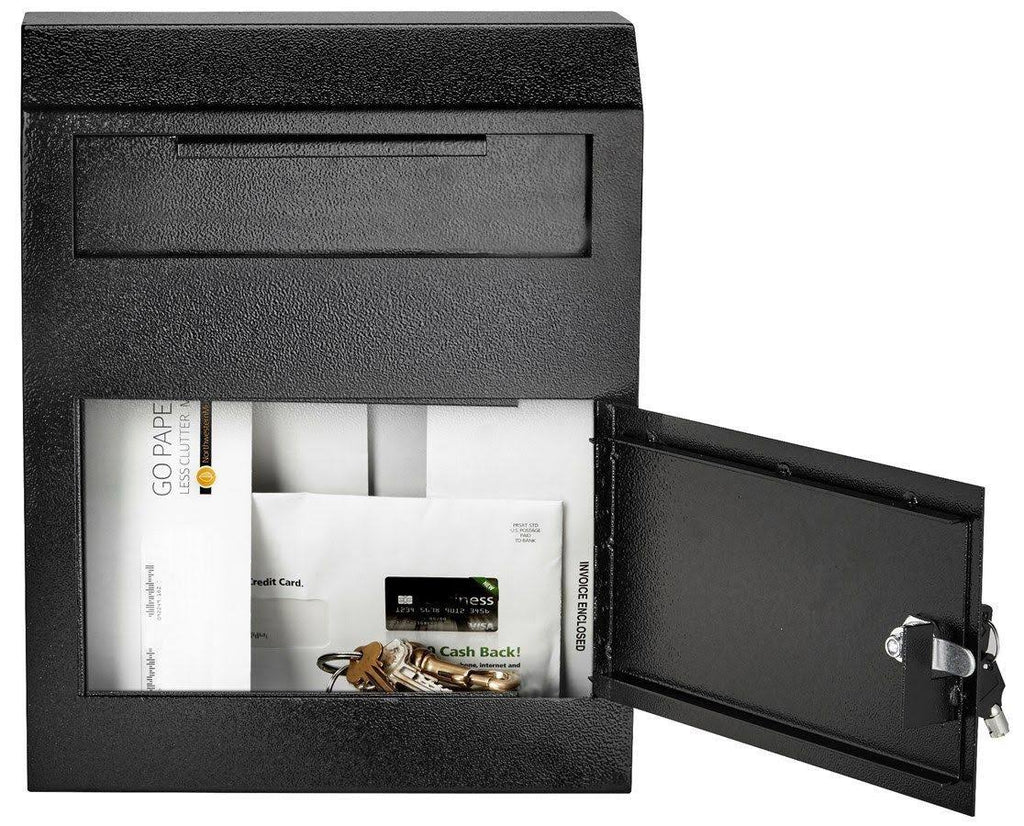 Black Heavy-Duty Secured Drop Box H136395