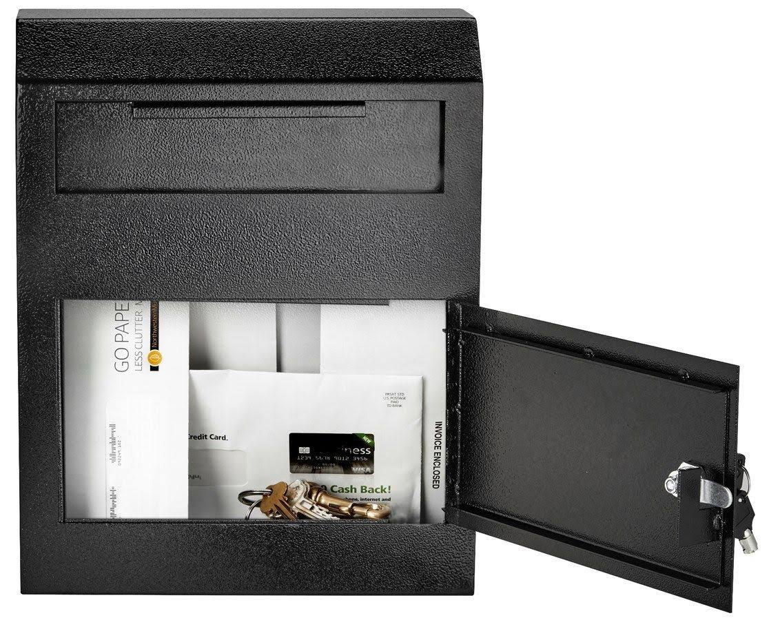 Black Heavy-Duty Secured Drop Box H136395