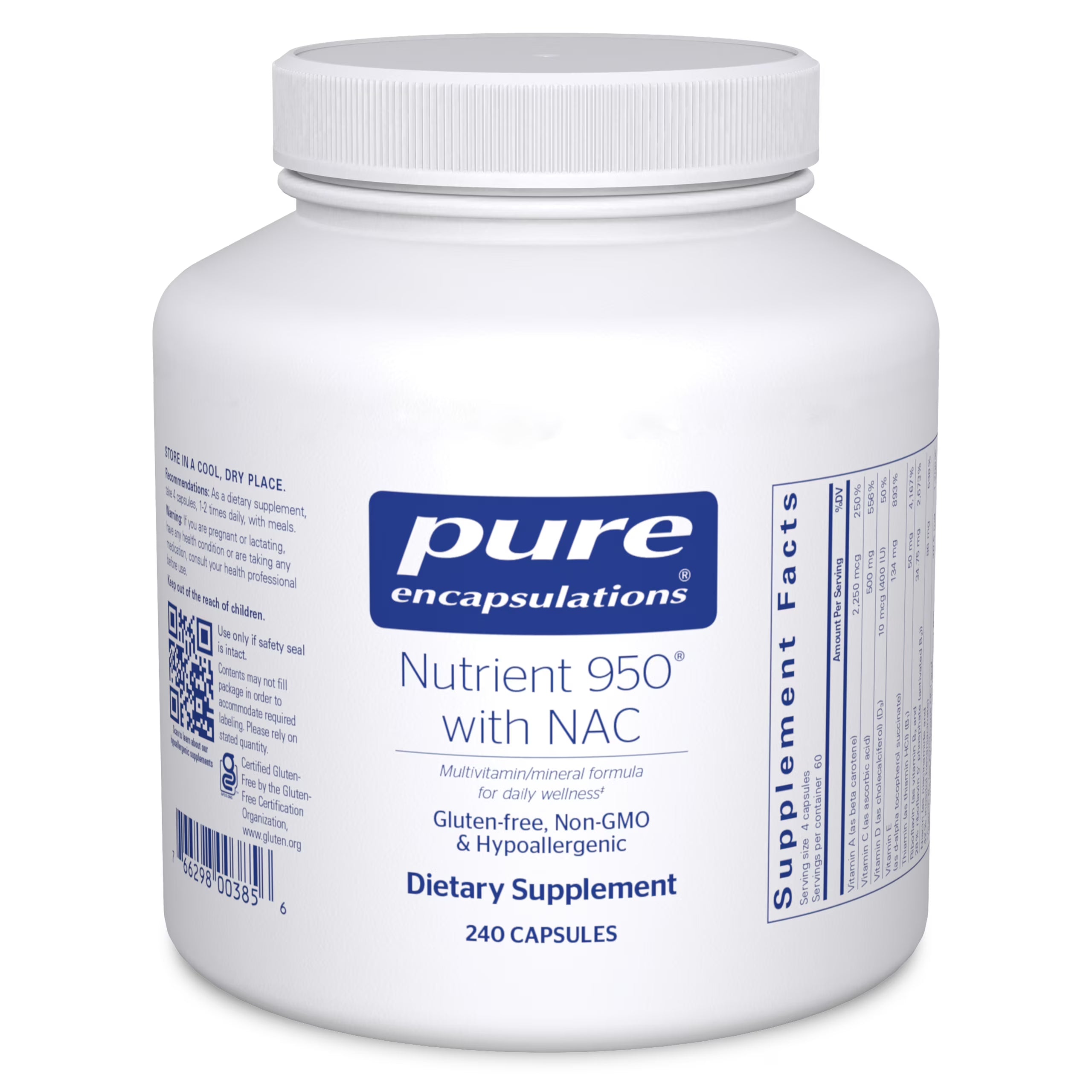 Nutrient 950 with NAC 240 Capsules N732341