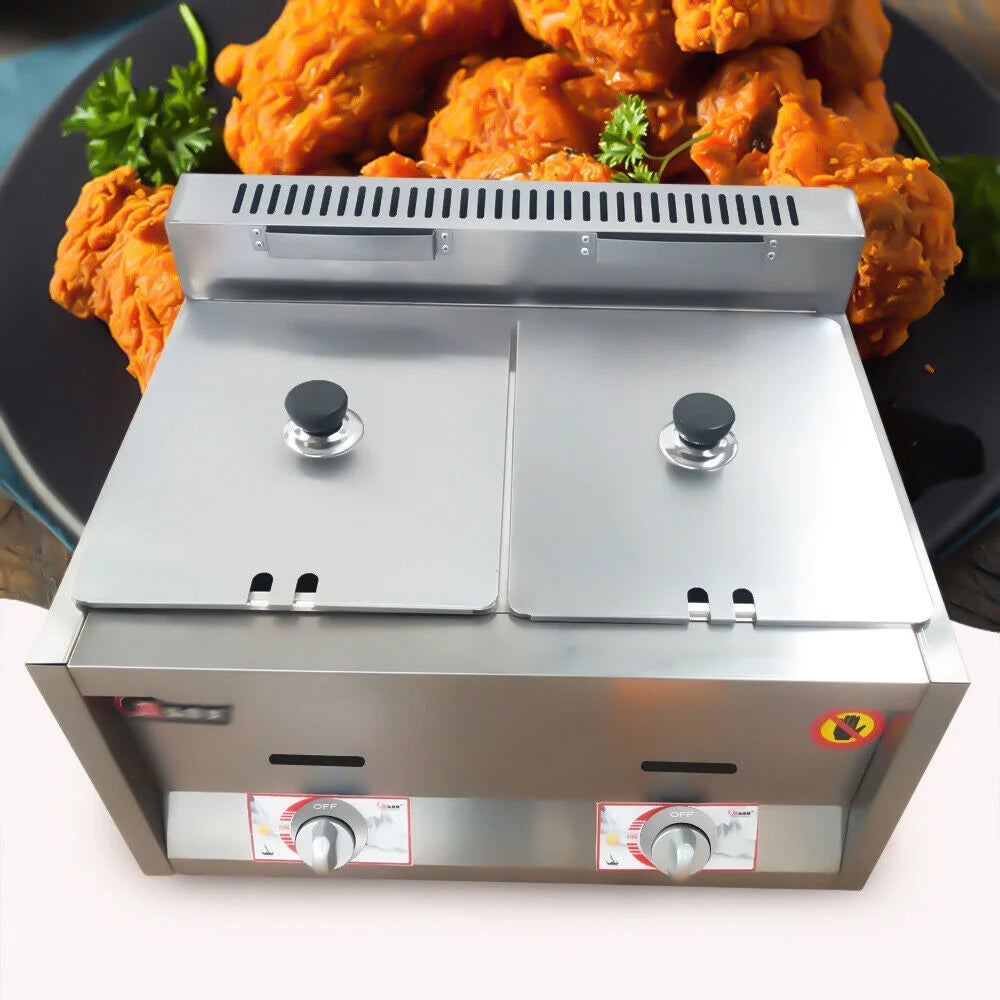 12L Propane Gas Food Warmer Deep Steam Table O661716