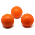 36 Pcs Orange Ball Candles E6300