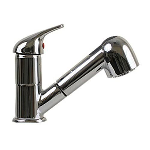 Compact Marine Galley Pull Out Faucet Silver I239825