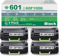 4 Pack Black Remanufactured Toner Cartridge for Lexmark Printer P78504