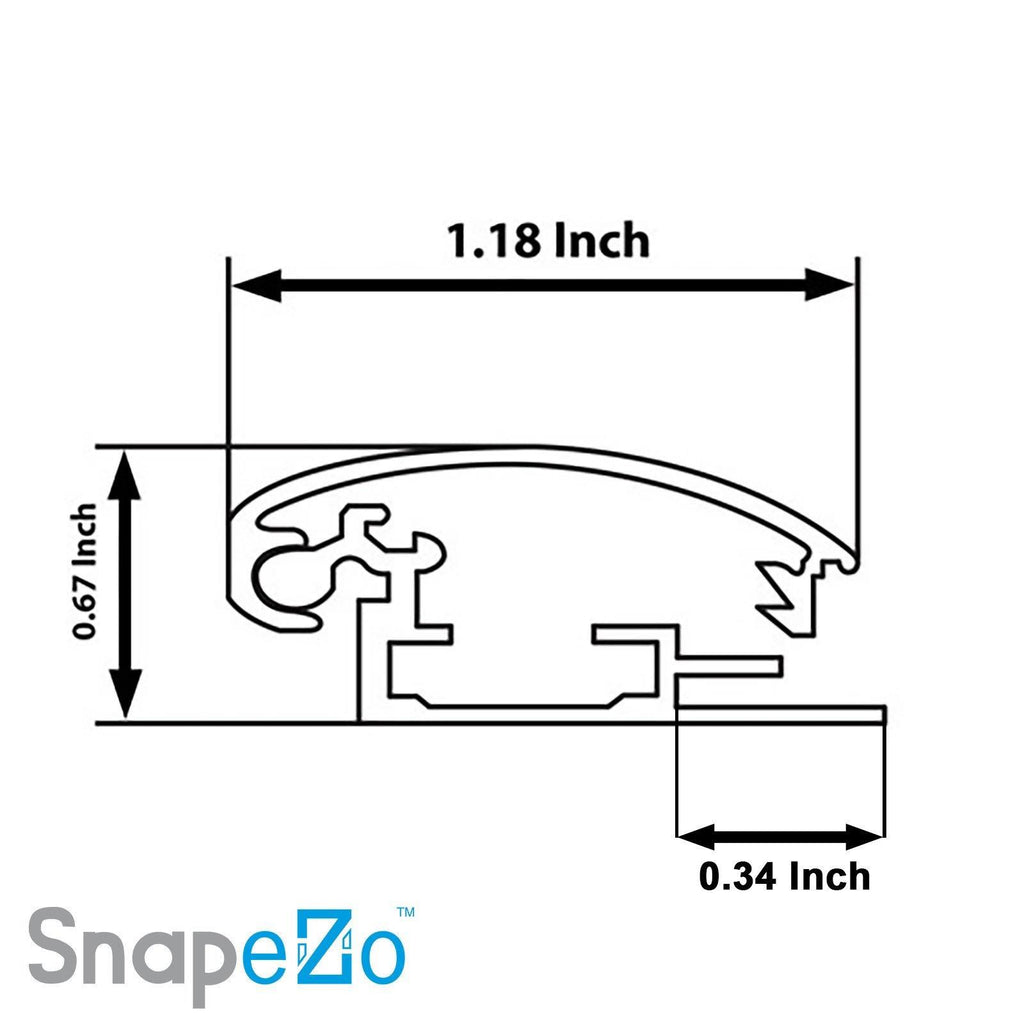 Black SnapeZo Snap Frame S2201
