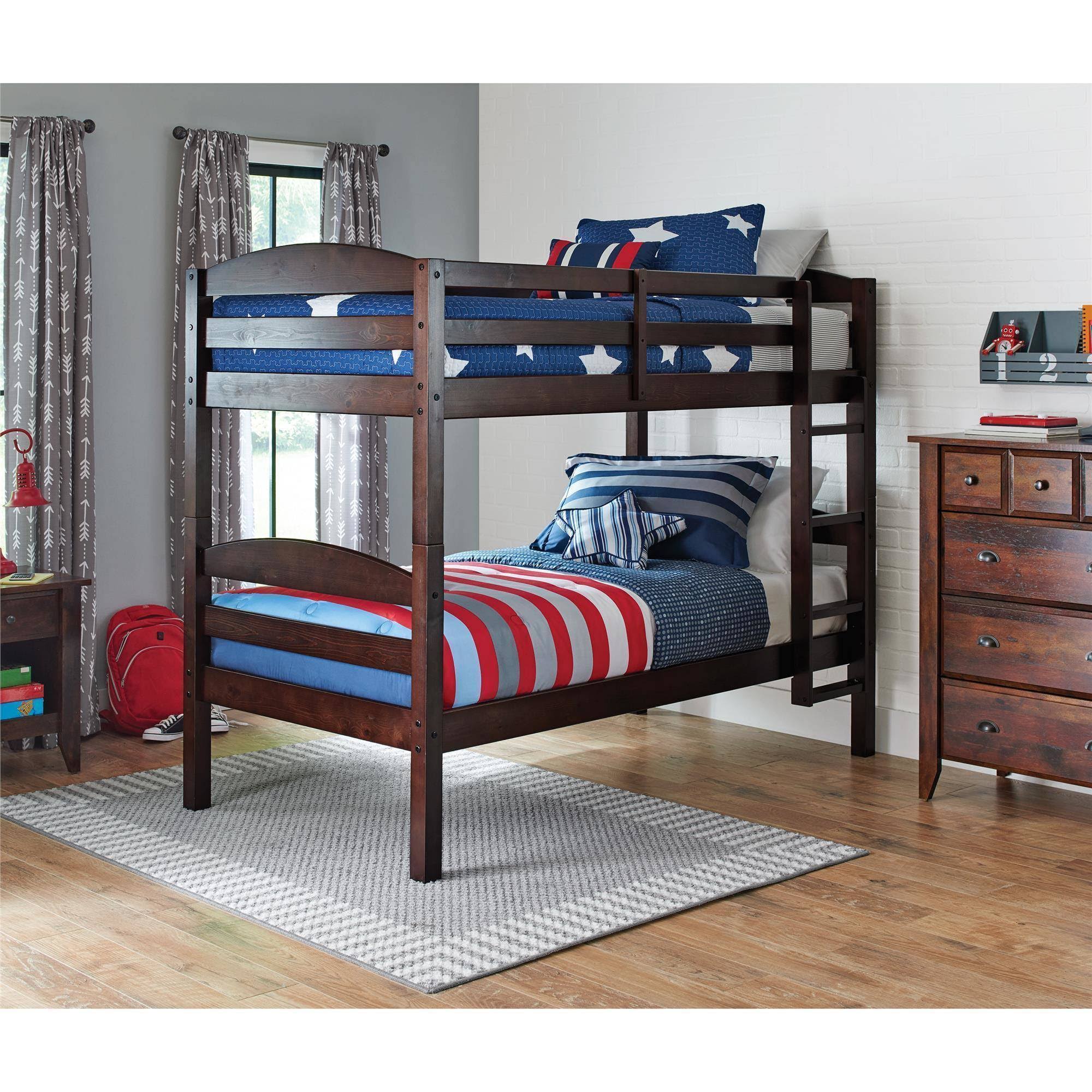 Twin Over Twin Wood Bunk Bed B9512