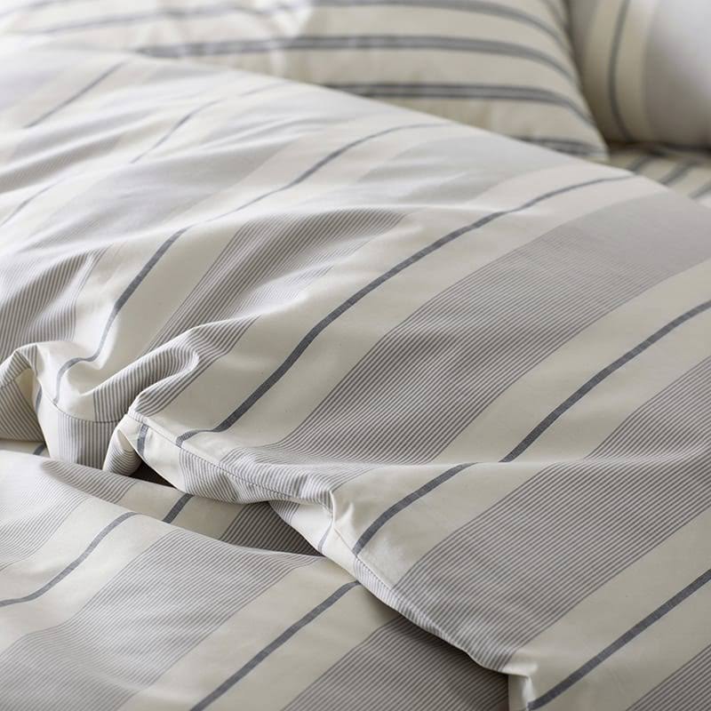 Navy Cotton Percale Queen Duvet Cover K667086
