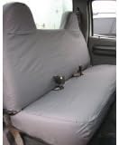 Silver Leatherette Front Bench Seat Covers for Truck Y870