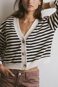 Striped Cardigan K725345