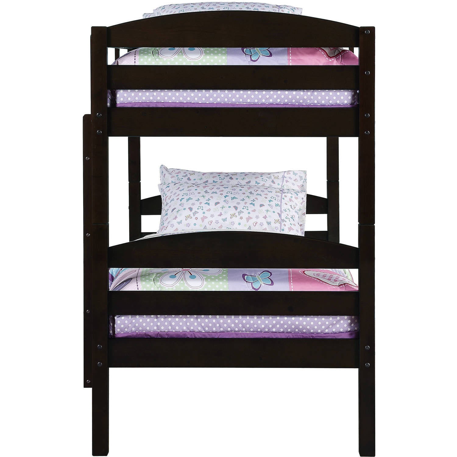 Twin Over Twin Wood Bunk Bed B9512
