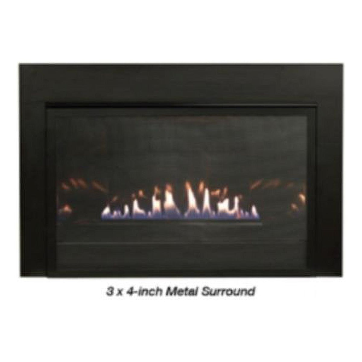 Black 3-Sided 4x3 Surround Loft Vent-Free Insert Y47051