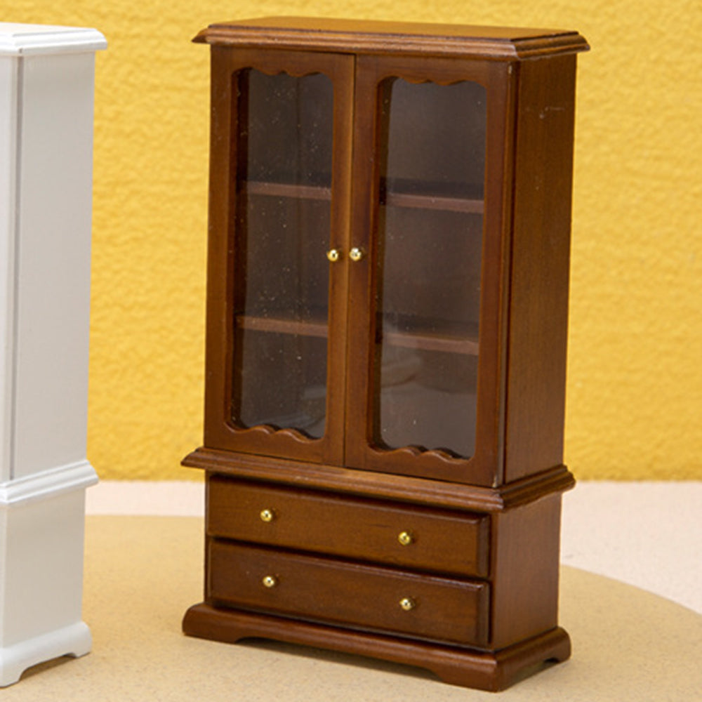 1/12 Miniature Kitchen Cabinet Cupboards with Drawer Dollhouse Furniture Toy U332