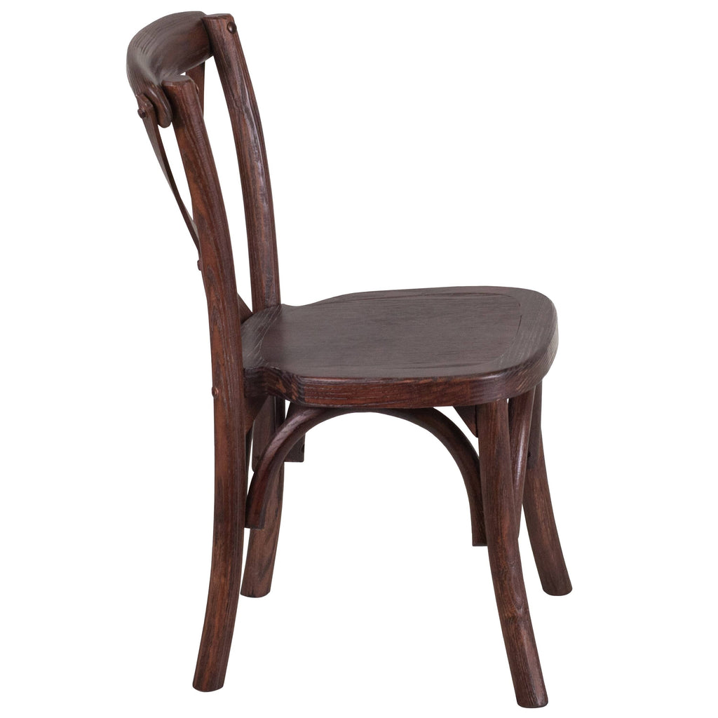 Mahogany Wood Cross Back Chair L665422
