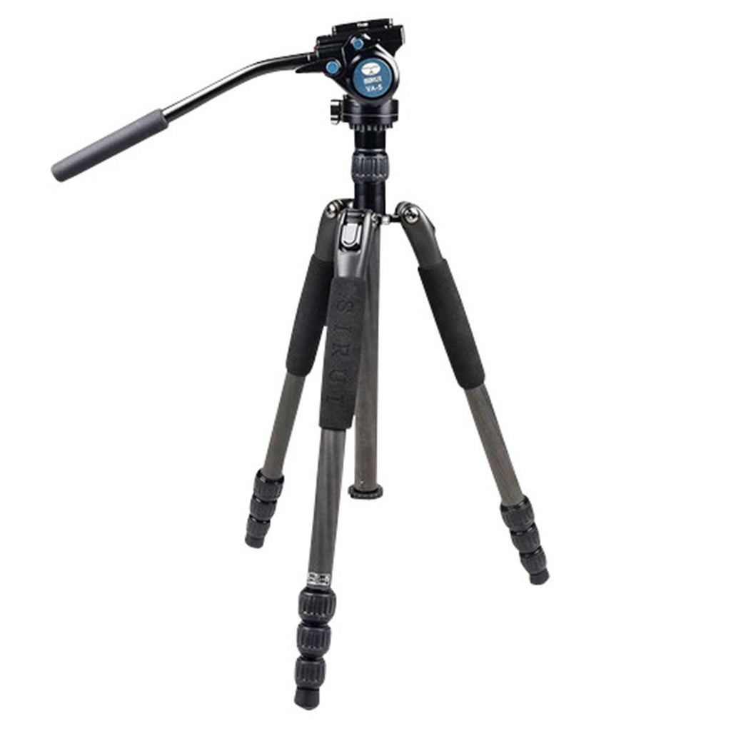 Carbon Fiber Tripod with Fluid Video Head, 13 lb Capacity T73519