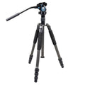 Carbon Fiber Tripod with Fluid Video Head, 13 lb Capacity T73519