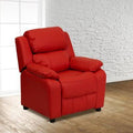Kids Recliner with Ottoman Storage Compartment T359974