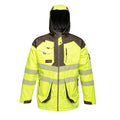 Mens Hi Vis Waterproof Workwear Jacket W7054