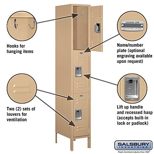 Tan Metal Locker U755