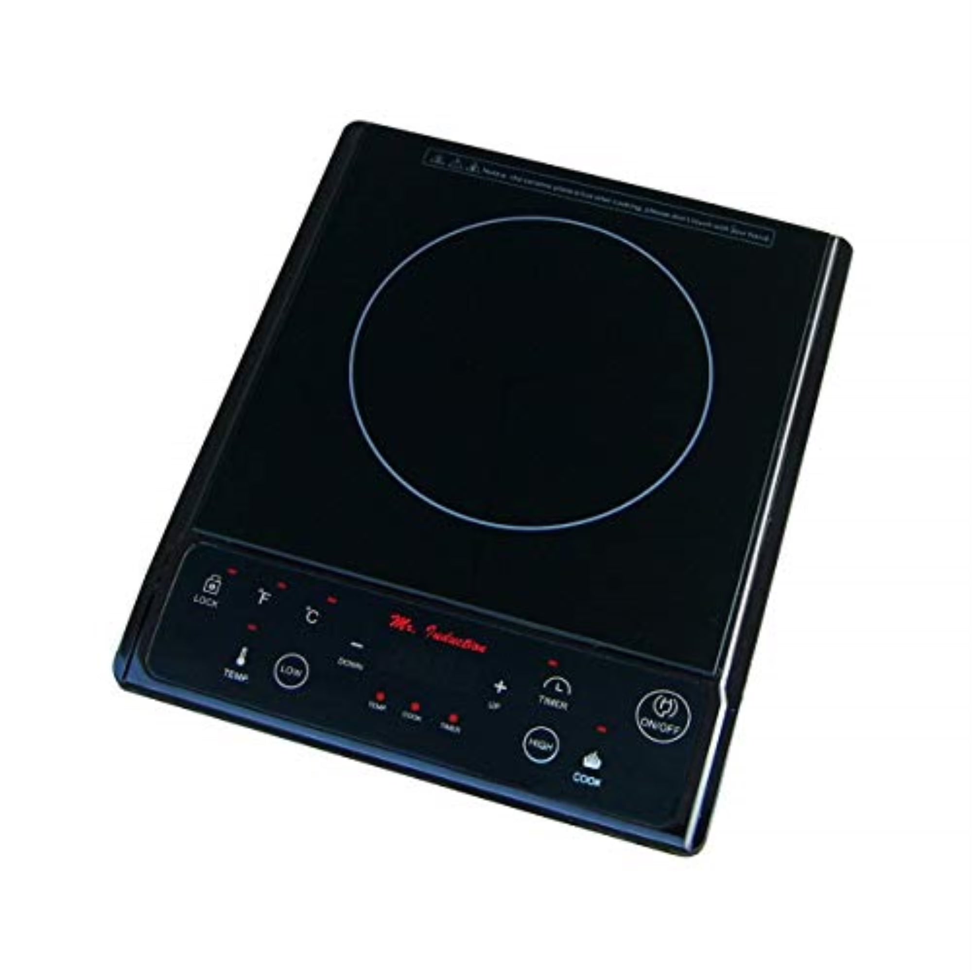 1300W Induction in Black Countertop with Pot E33664