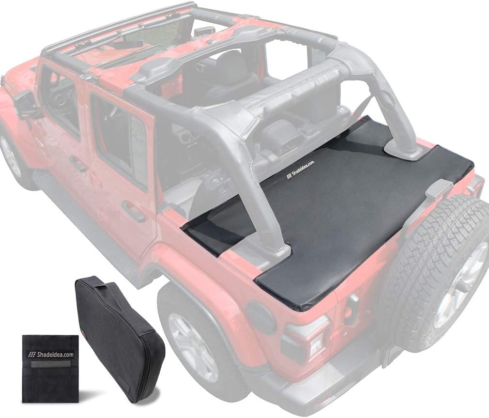 Vinyl Rear Trunk Cargo Cover for Jeep JKU 4 Door (2007-2018) O205