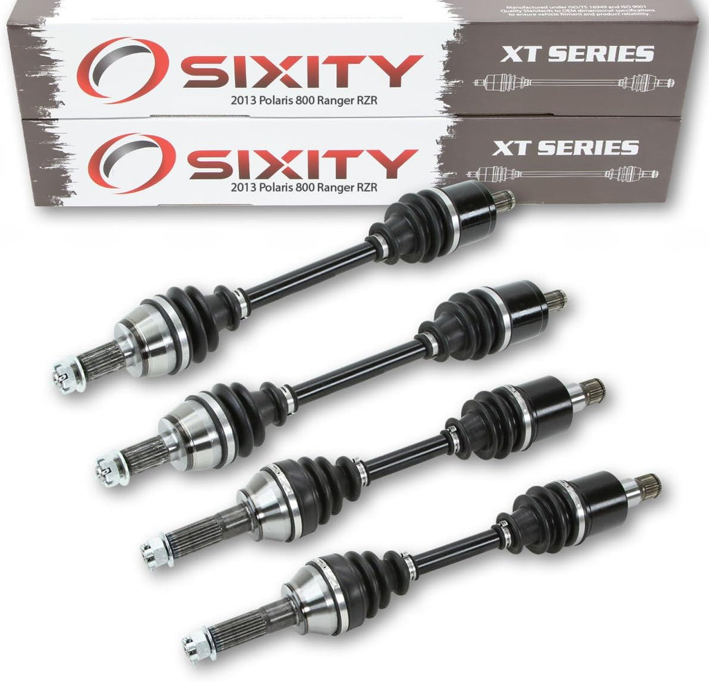 Front Rear Left Right Axles for Polaris 800 Ranger RZR 4X4 Y988