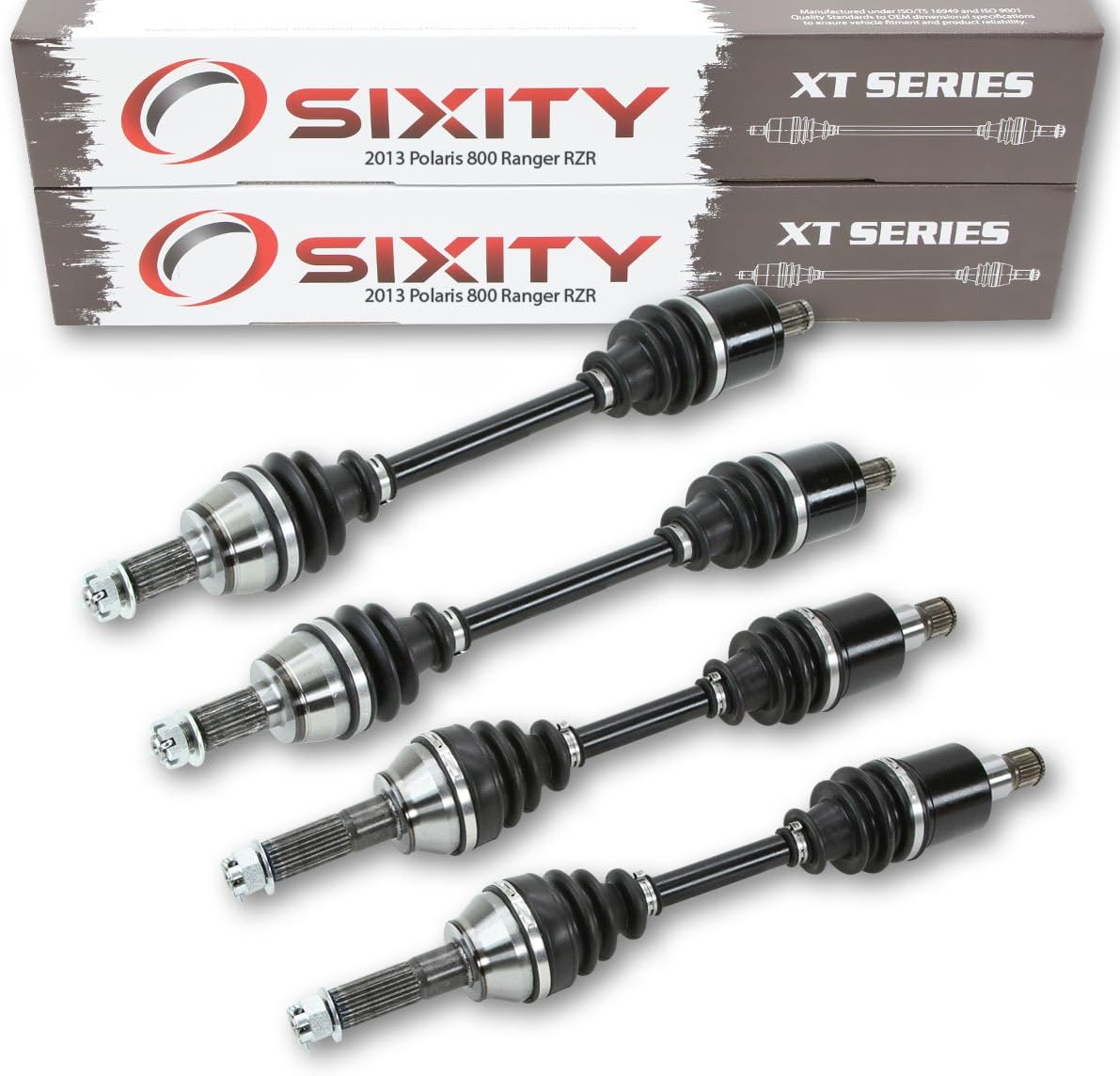 Front Rear Left Right Axles for Polaris 800 Ranger RZR 4X4 Y988