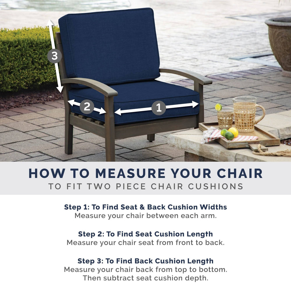 Cabana Stripe Outdoor Deep Seat Set V36725