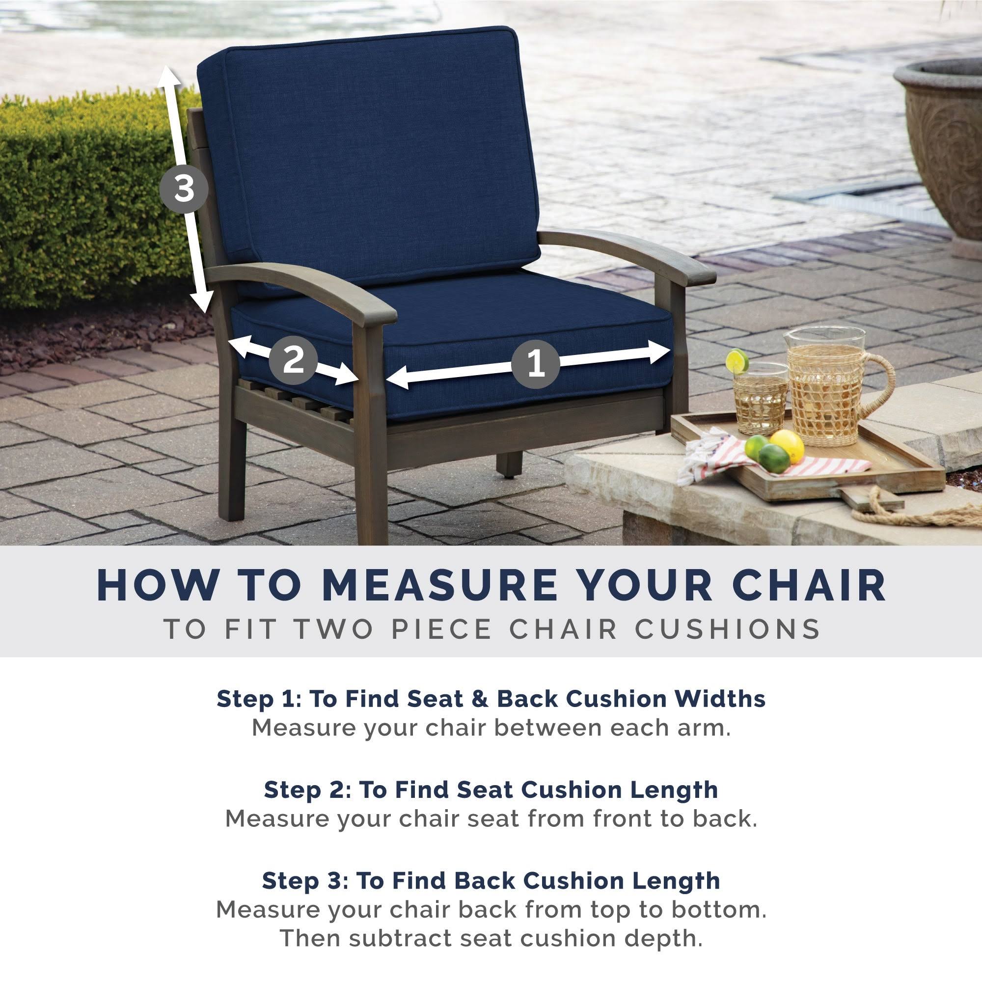 Cabana Stripe Outdoor Deep Seat Set V36725