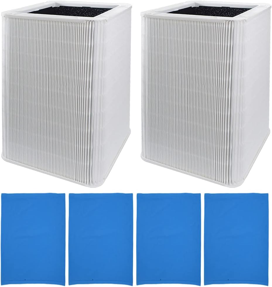 2-Pack Replacement HEPA Filters + 4 Washable Pre-Filters F173423