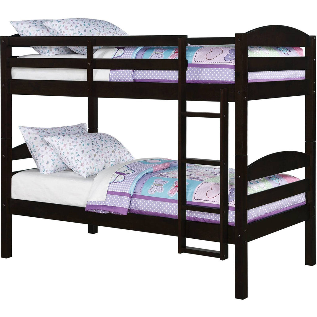 Twin Over Twin Wood Bunk Bed B9512