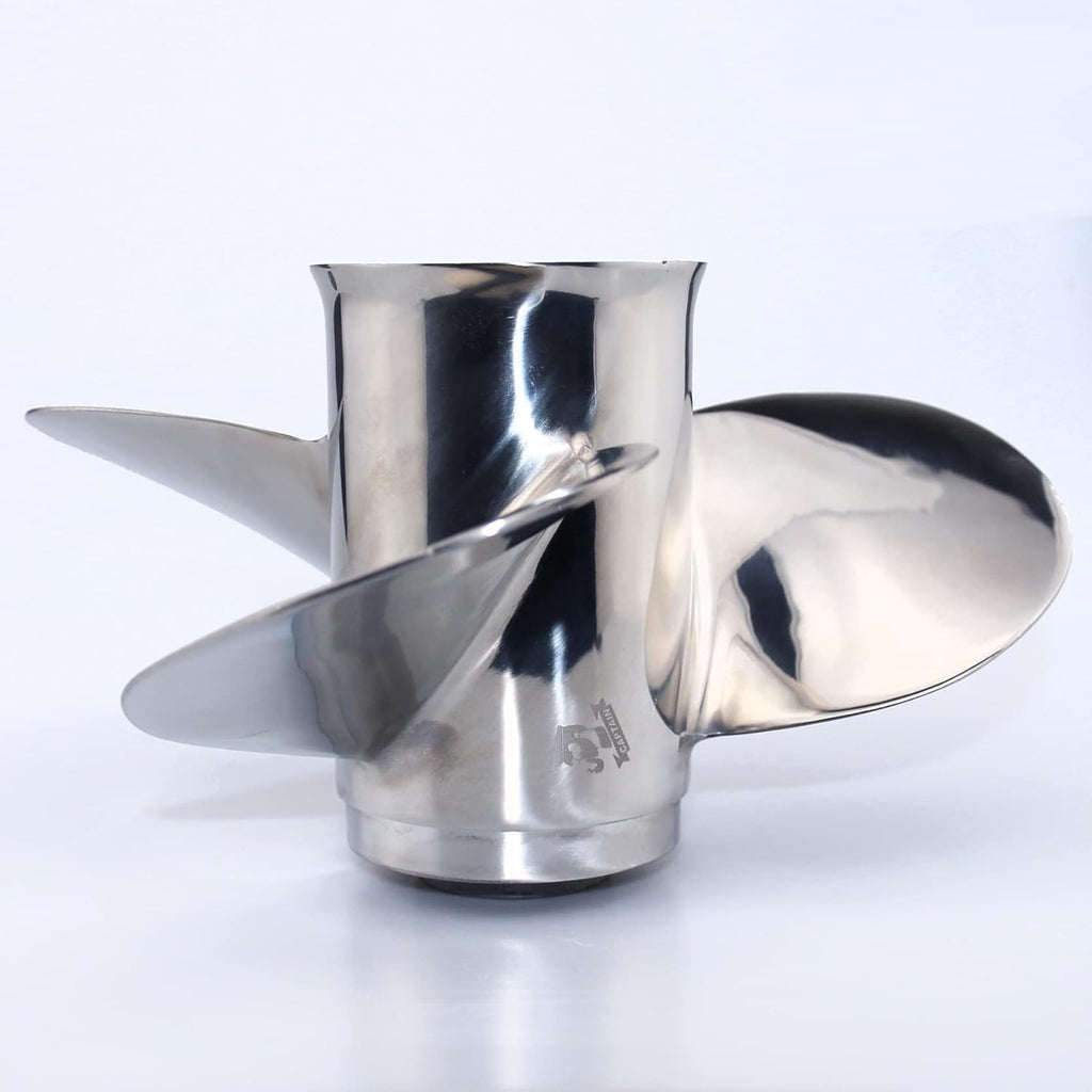 Stainless Steel Propeller for 25-30HP, 10 Spline Tooth, RH (9 7/8x10 1/2) Y946172