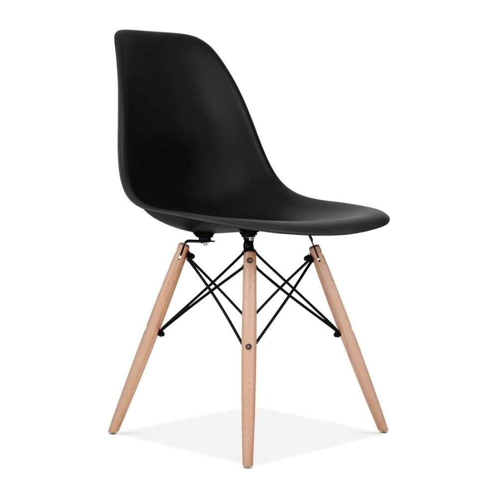 Blue Kids Chair with Wood Legs Set of 4 Y215