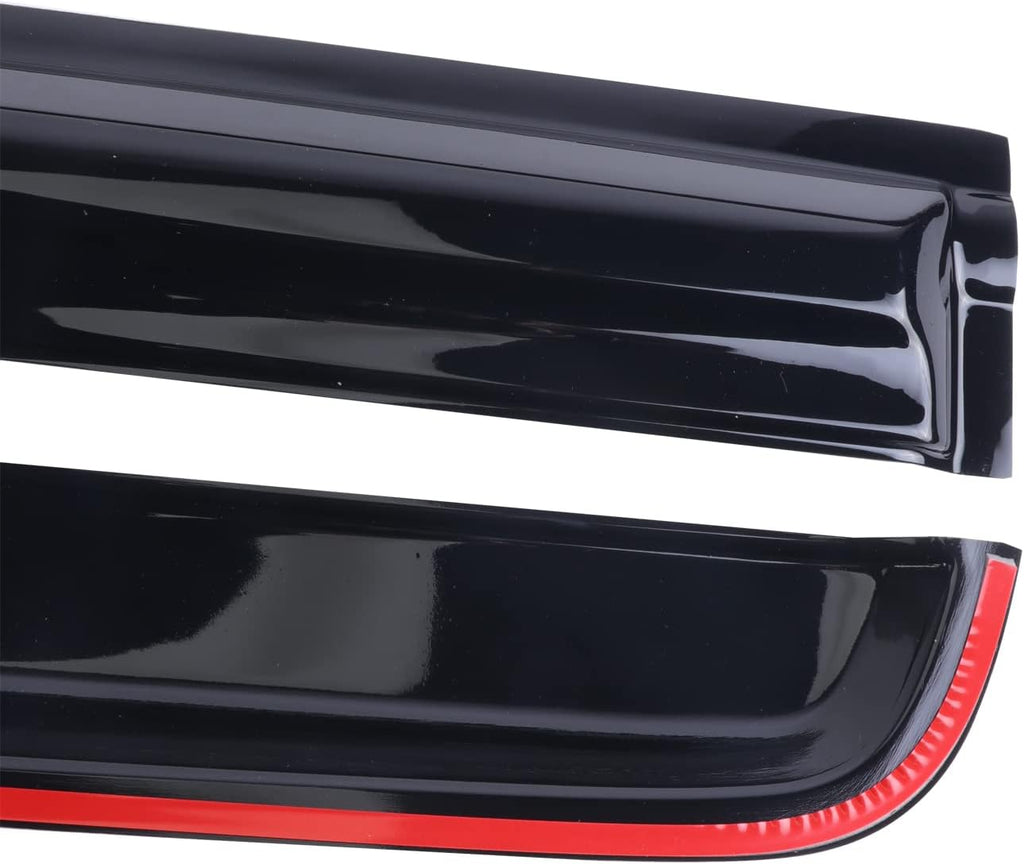 Vent Visor Side Window Deflector Pack of 2 Dark Tinted Acrylic I383