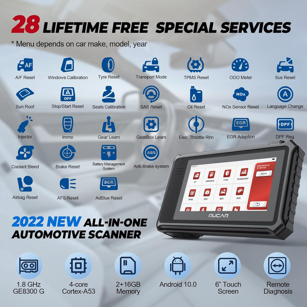 Bidirectional Scan Tool with 28 Resets Z54207