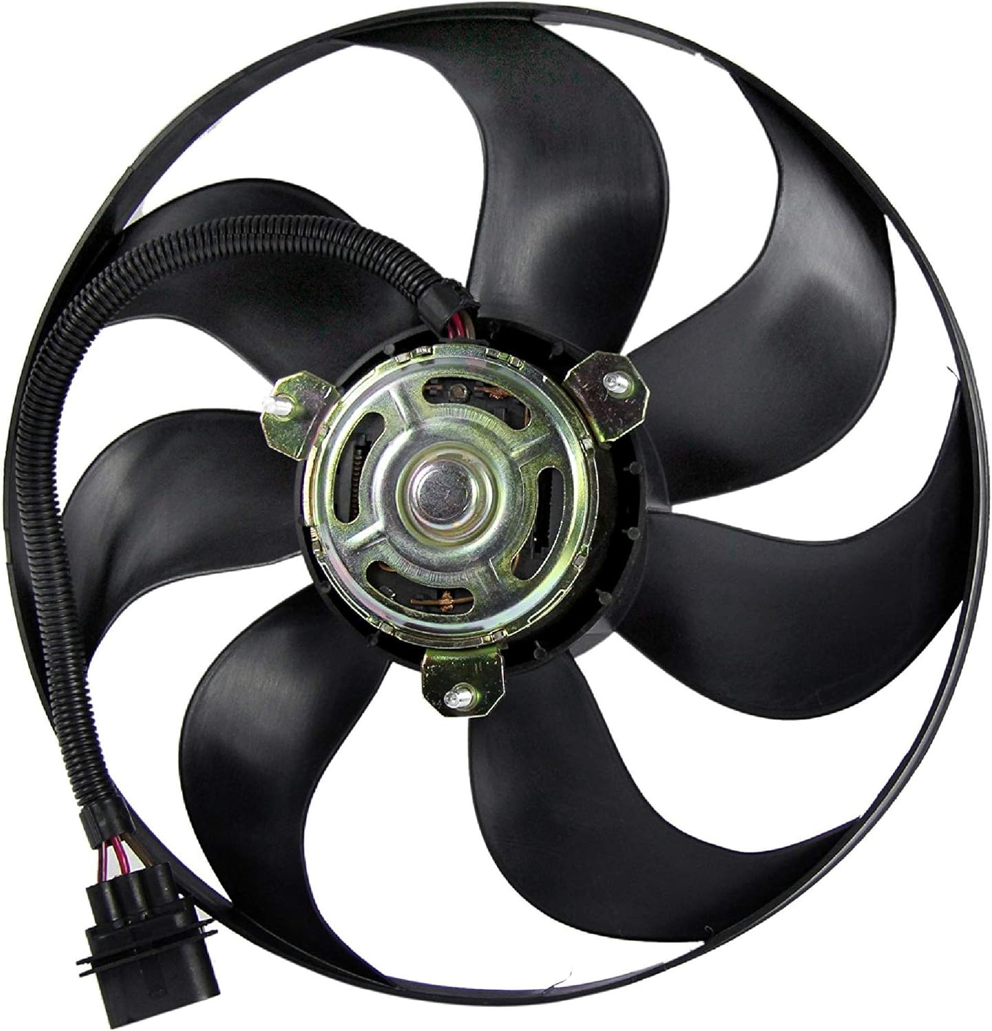 Left Driver Side Radiator Cooling Fan for Volkswagen Beetle, Pack of 2 K4763