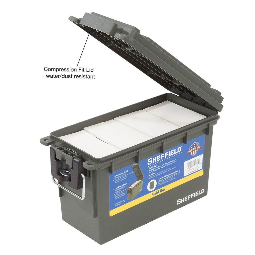 Stackable Locking Plastic Ammo Storage Boxes X263