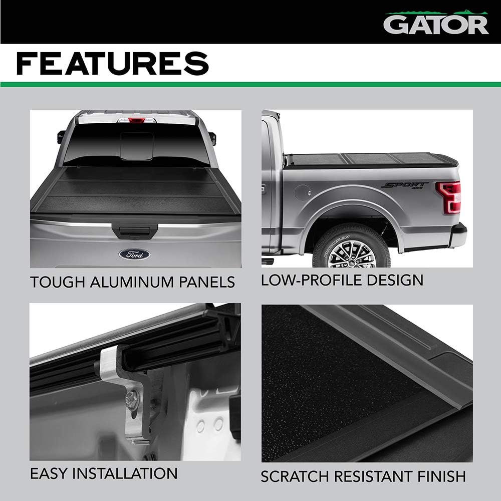 Hard Tri-Fold Truck Bed Tonneau Cover for Ford F-150 Y6225