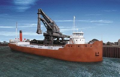 HO-Scale Ore Boat Kit N4534