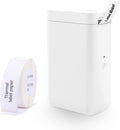 Label Maker with Tape, Wireless Bluetooth Portable Sticker Labels Printer 10-25mm Label Width Pack of 2 Q8852