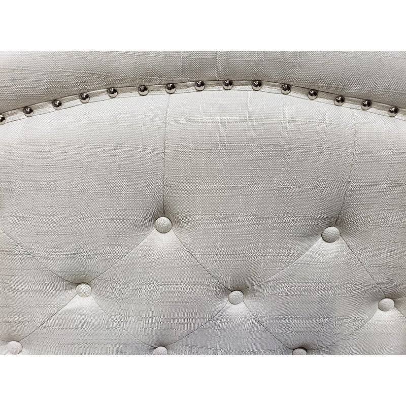Black King Upholstered Platform Bed F644