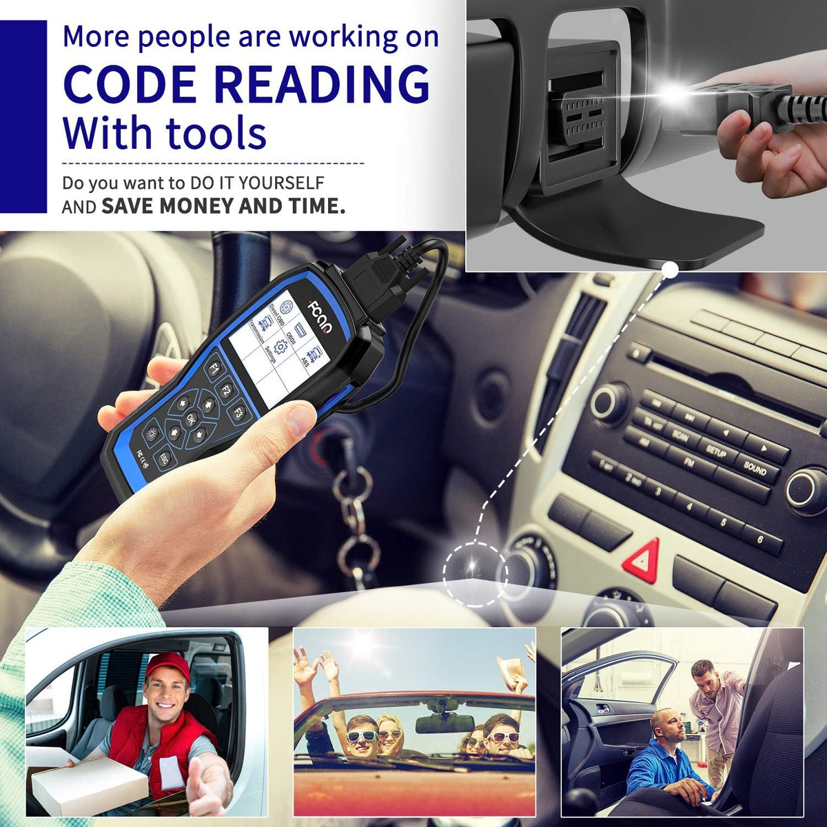 Heavy Duty Truck Scanner with ABS & Transmission Actuation Test Z934820