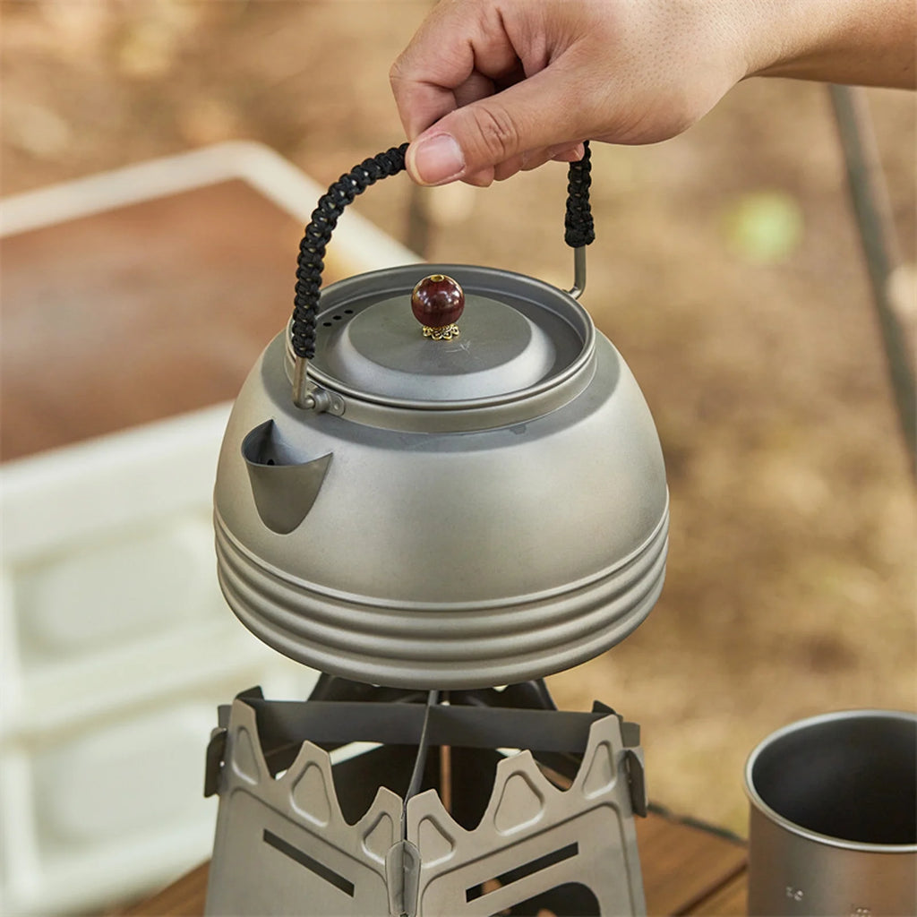 Outdoor Water Kettle Portable Tea Coffee Pot Picnic Pure Kettle T50152
