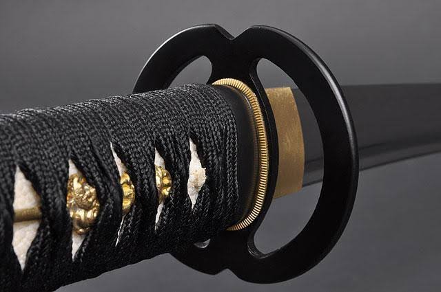 Black 1095 Carbon Steel Samurai Katana Sword Y9140