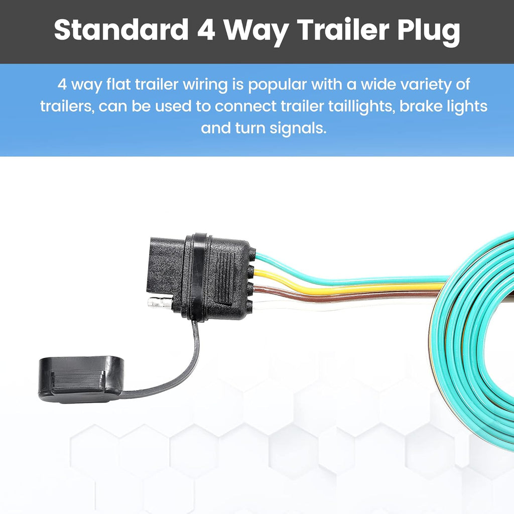 4 Way Flat Trailer Wiring Harness K8916