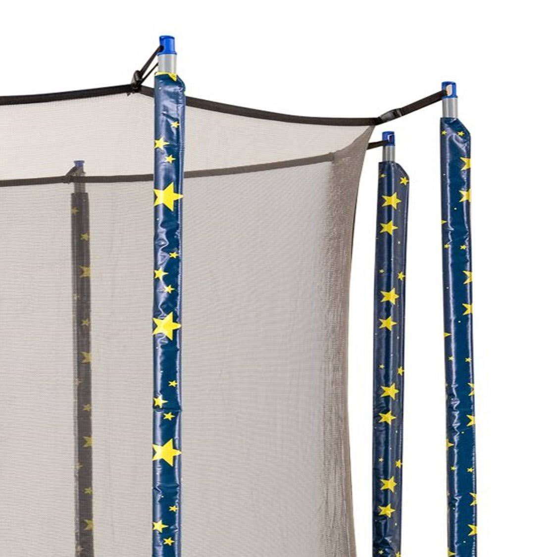 Starry Night 9& Round Trampoline Safety Pad with 8-Pole Sleeve Protectors N6377