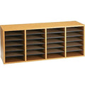24 Compartments Letter Oak Sorter B29268