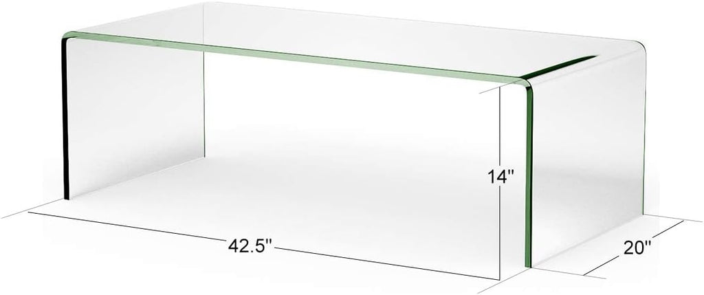 Glass Coffee Table with Tempered Glass K688