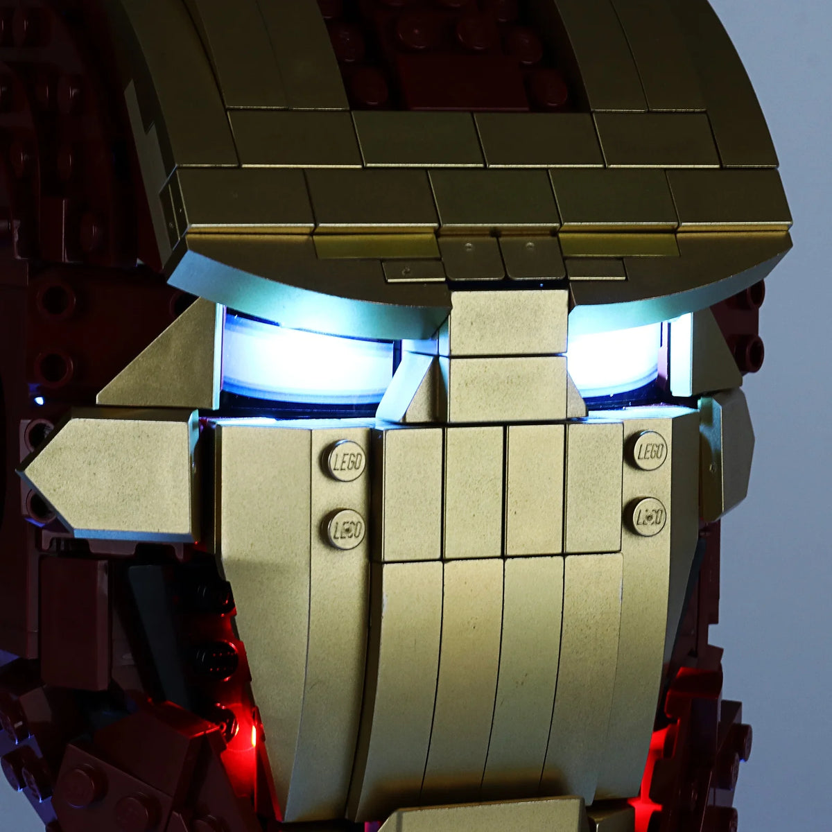 LED Lighting Set for Iron Man Helmet Building Blocks Model G16818