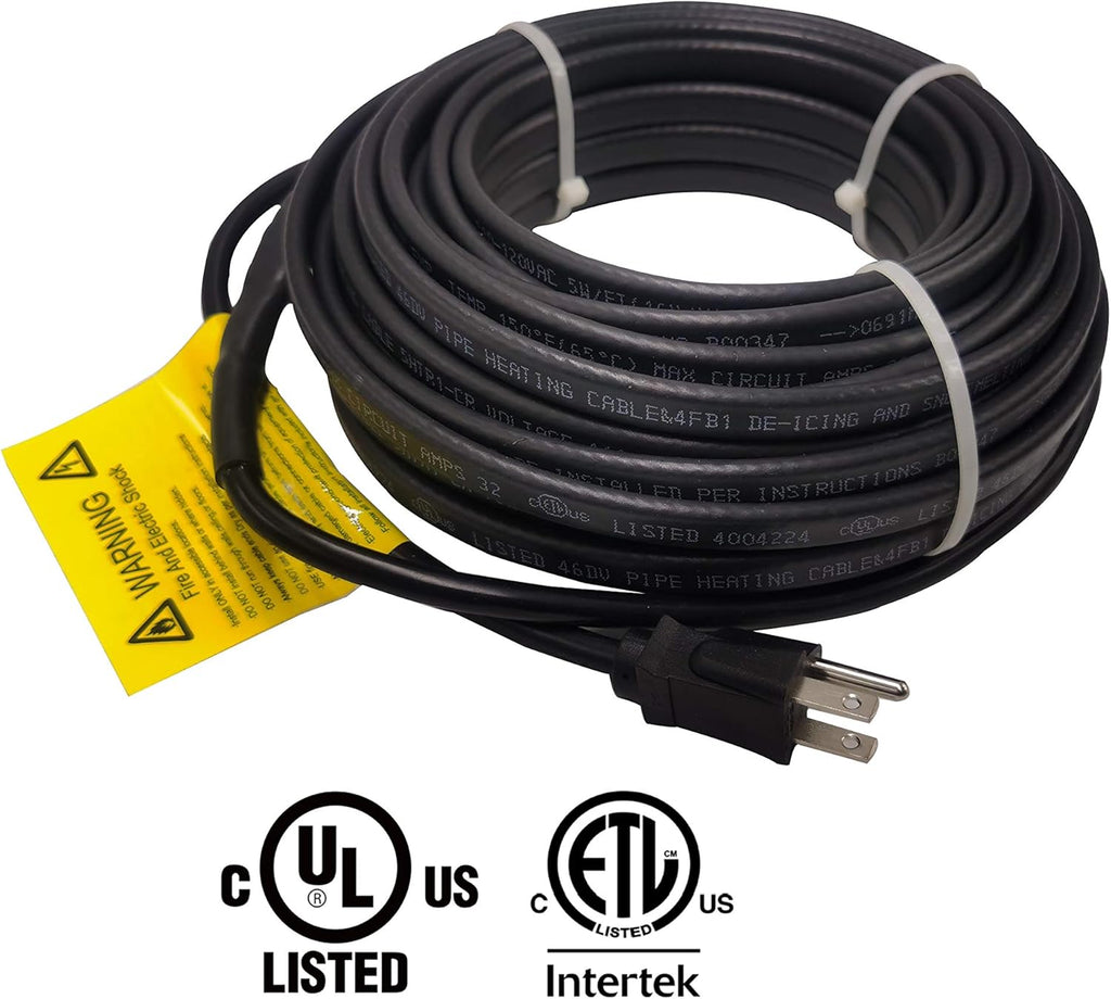 24-feet 120V Self Regulating Heating Cable B7637