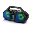 Wireless Rechargeable LED Bluetooth Boombox Speaker with Carry Handle T848872